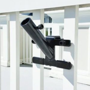 flag pole mount for pickets 1" 1 1/2"