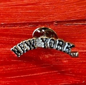 new york lapel pin