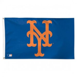 ny mets 3'x5' deluxe flag
