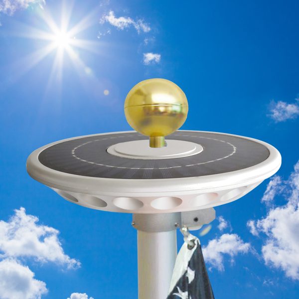 solar powered flagpole light 40 led's