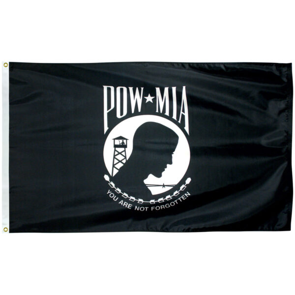 pow mia 4'x6' nylon df outdoor flag with grommets