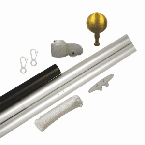 homesteader 20' flagpole set