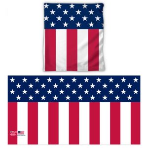 usa fan wrap vertical flag