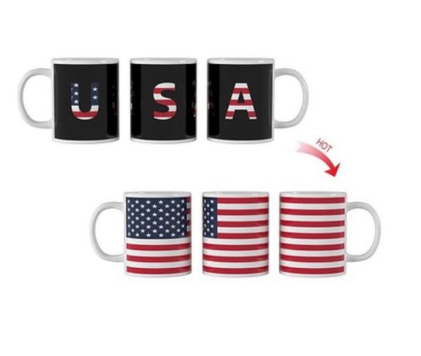 coffee mug usa color changing