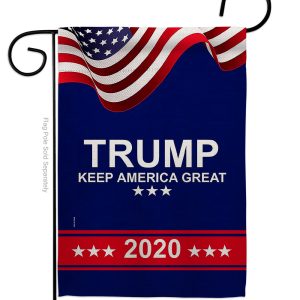 trump keep america great again 2 garden flag