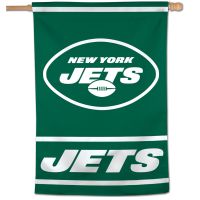 ny jets vertical flag with pole sleeve