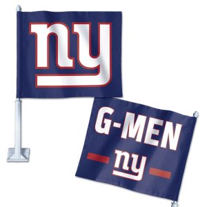 ny giants car window flag