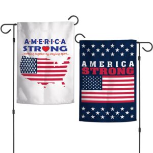 america strong garden flag 2 sided
