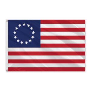 betsy ross sewn 3'x5' flag with grommets