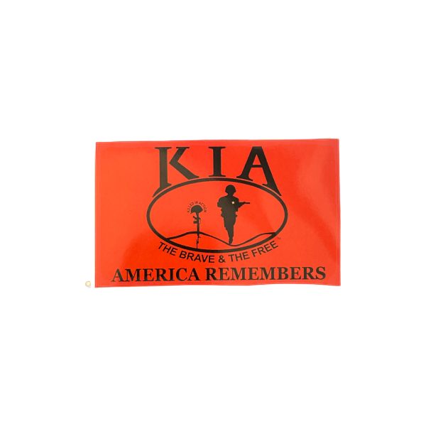 kia 2'x3' honor poly flag