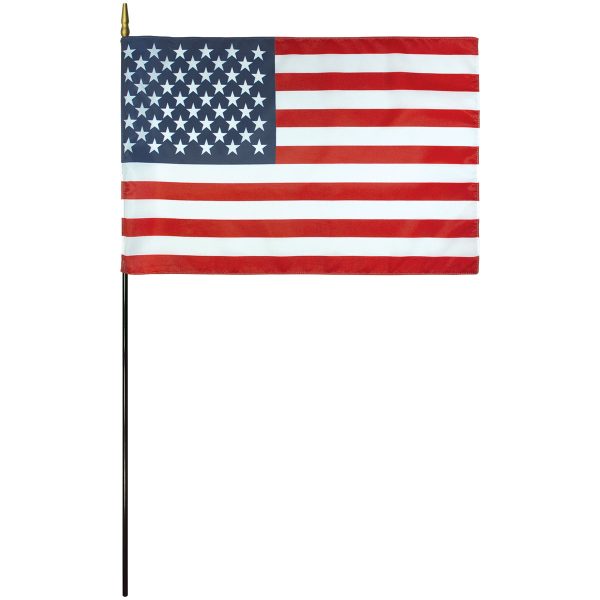 u.s. 8"x12" endura gloss stick flag