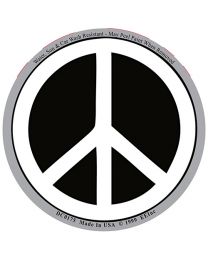 sticker peace sign 3 1/2"