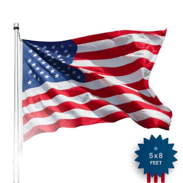 u.s. 5'x8' poly max with vertical stitching & reinforced corners