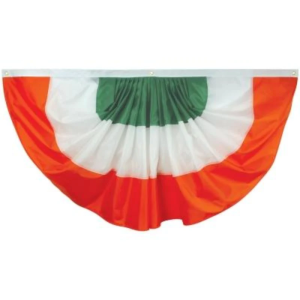 ireland pleated 3'x6' nylon fan