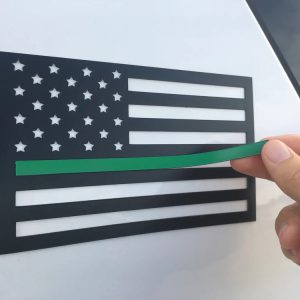 inserts for large american flag magnet green