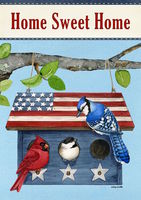 patriotic living garden flag