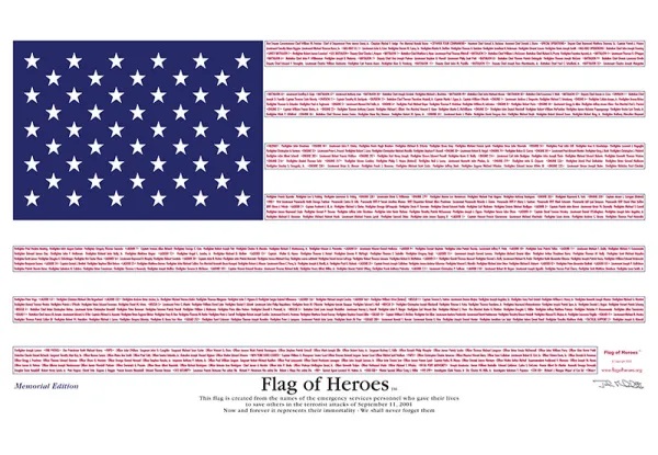 flag of honor soldiers 3'x5'