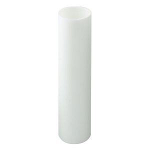 sleeve adapter 2" for 1" dia pole (white)