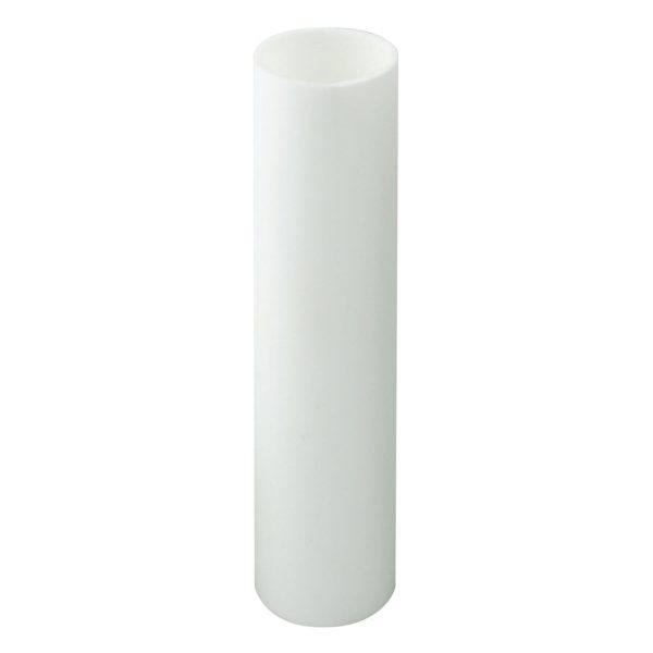 sleeve adapter 2" for 1" dia pole (white)