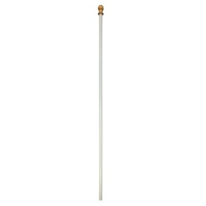 porch pole fiberglass 6' | 1" pole white