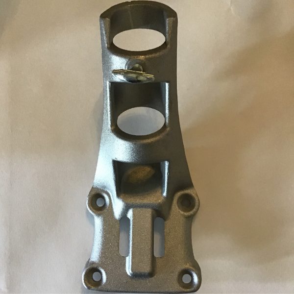 flagpole bracket aluminum silver
