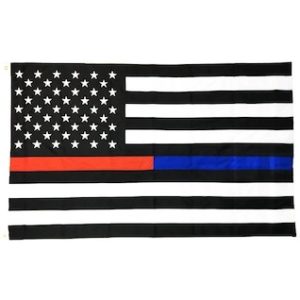 thin dual line 3'x5' durasleek polyester american flag
