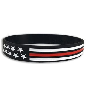 wristband red line adult xl