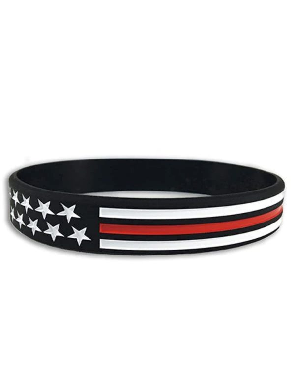 wristband red line adult xl