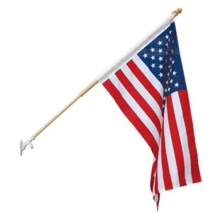 u.s. 3'x5' endura nylon flag (pole sleeve)