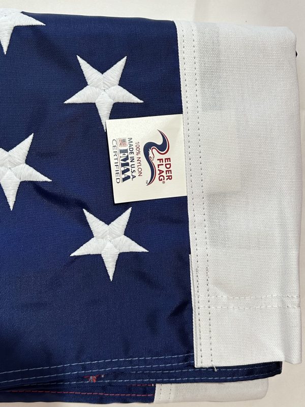 u.s. 3'x5' endura nylon flag (pole sleeve)