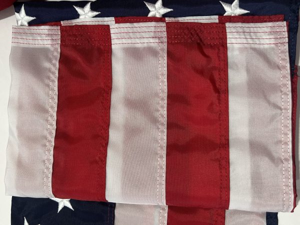 u.s. 2.5'x4' nyl glo flag with grommets