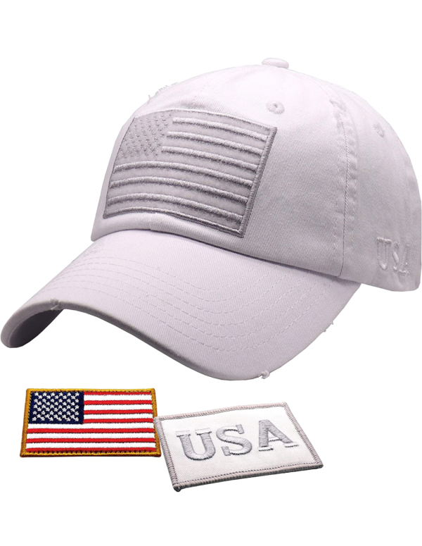 baseball hat american flag