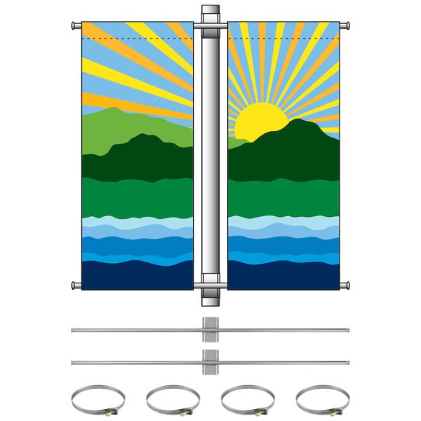 deluxe banner arm mounting set