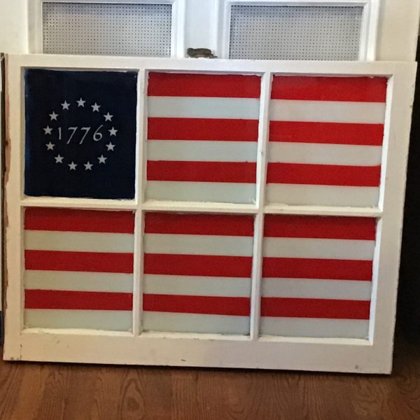 window flag 6 pane betsy ross
