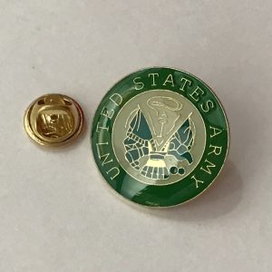united states army pin green