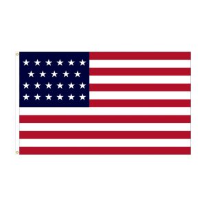 u.s. 3'x5' nylon 23 star outdoor flag with grommets