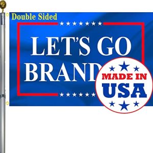 lets go brandon blue 3'x5' flag with grommets