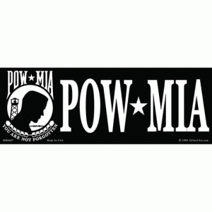 pow mia you are not forgotten sticker