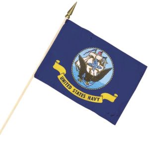 u.s. navy 4”x6” u.s. stick flag