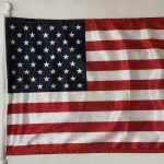 u.s. car flag 11”x14”