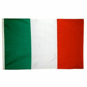 italy 3’x5’ nyl glo outdoor flag with grommets