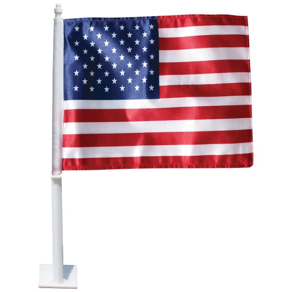 u.s. car flag 11”x14”