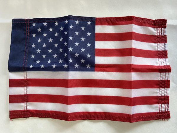 u.s. 8”x12” nyl glo motorcycle flag