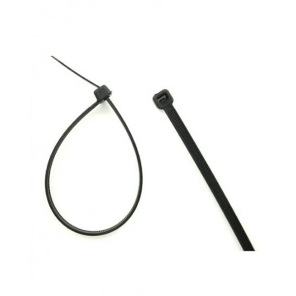 flag ties 7” black