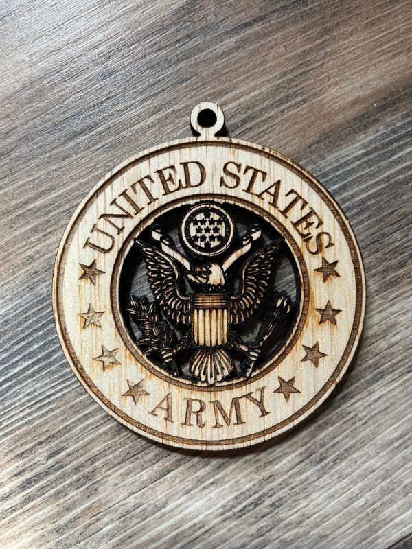 christmas ornament u.s. army