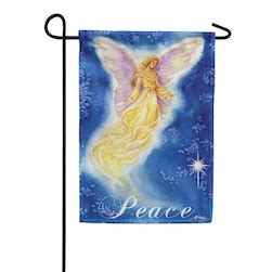 angel wings christian garden flag