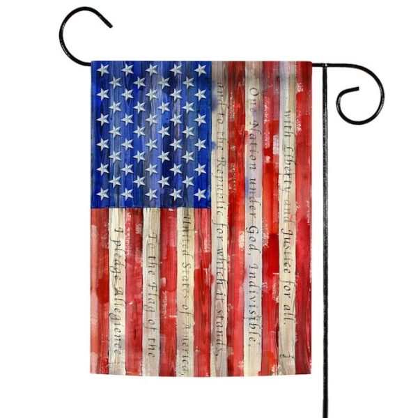 banner of allegiance patriotic garden flag