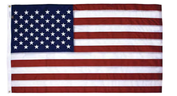 u.s. 10'x15' nylon outdoor grommet flag