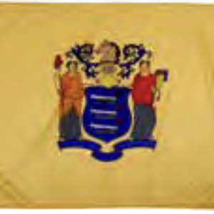 new jersey 3'x5' nylon outdoor grommet flag