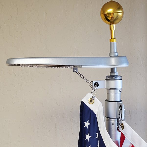 pl3 flagpole solar light 1000 lumens